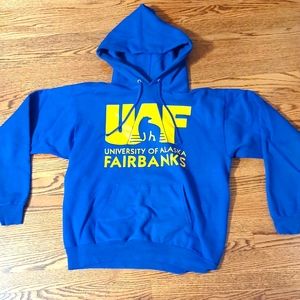 University of Alaska Fairbanks Vintage Hoodie Medium